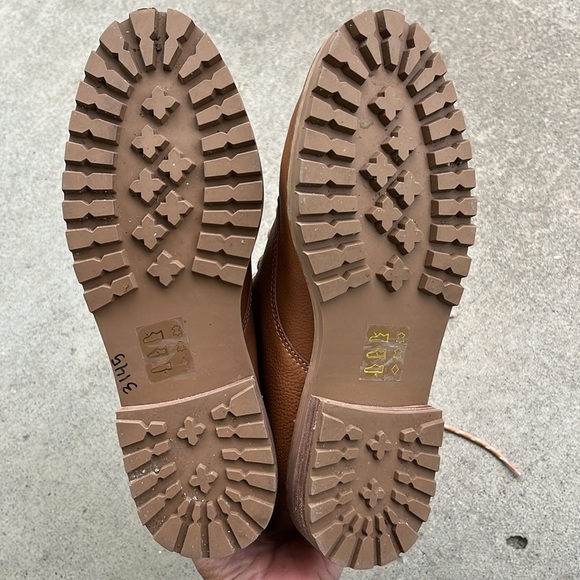 MADEWELL The Clair Lace-Up Boot in Leather Size 6 - Picture 4 of 15